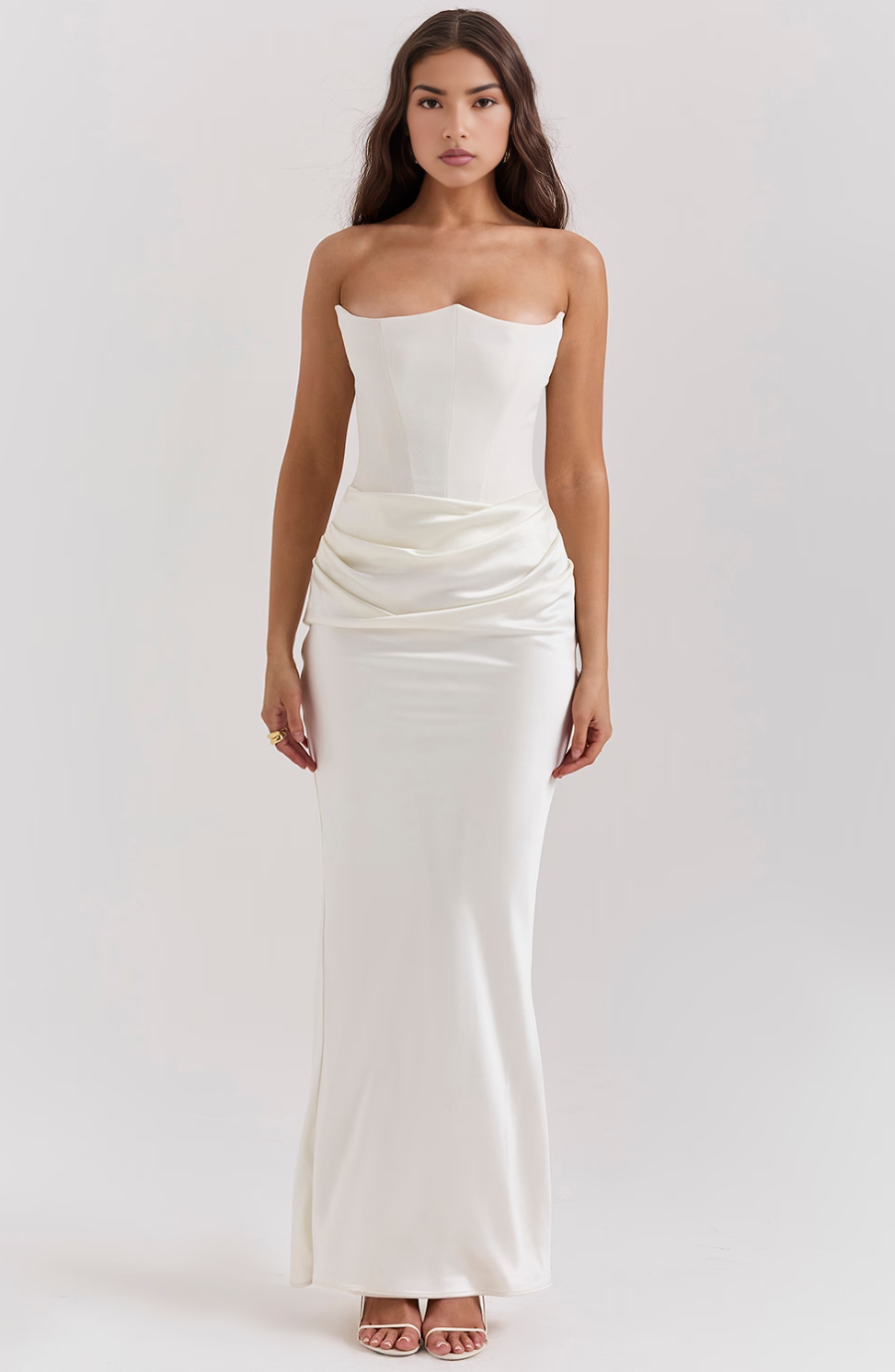 Vivian Hayes Strapless Corset Homecoming Dress